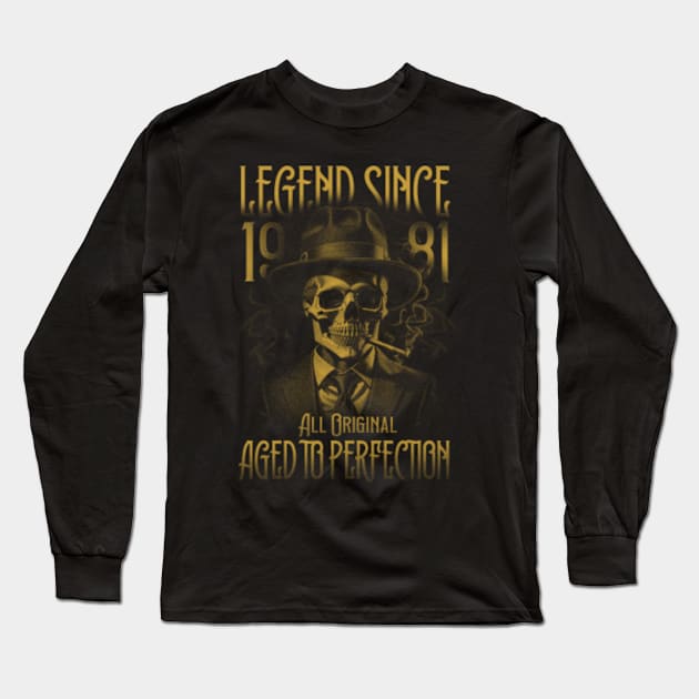 Legend Since 1981 Long Sleeve T-Shirt by i.am.sarah